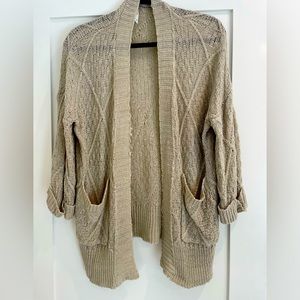 Tan knit sweater